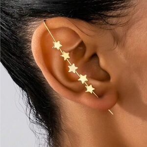 Gold Star Earring N1137